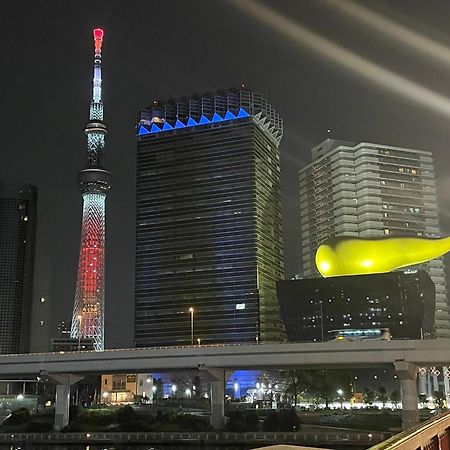 Calum Asakusa Imado Tokyoカルム浅草今戸ツインルーム新築民泊東京浅草隅田川今戸神社近くスカイツリー見えるコンビニコインランドリー近くある浅草駅まで徒歩圏内アクセス便利成田空港羽田空港銀座渋谷東京駅直通 Екстериор снимка